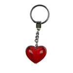 OOTB Metall-Schlüsselanhänger Glasherz ca. 2 cm