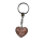 OOTB Metall-Schlüsselanhänger Glasherz ca. 2 cm
