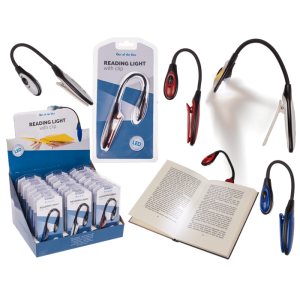 OOTB Leseleuchte mit 2 LED (inkl. Batterien) ca. 16 cm
