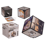 OOTB Rotierender Fotowürfel für 6 Fotos 11 x 11 cm