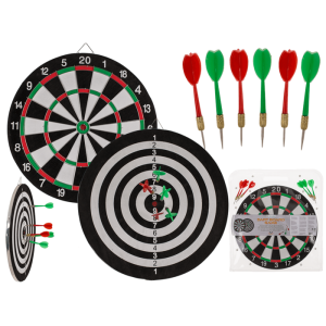 OOTB Doppelseitiges Dartspiel mit 6 Darts