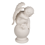 OOTB Sitzender Engel auf Kugel ca. 14 x 24 cm