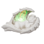 OOTB Schlafender Engel im Flügel mit farbwechselnder