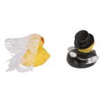 OOTB Quietsche-Enten Brautpaar 6 cm