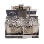 OOTB Metall-Flachmann für ca. 140 ml ca. 10 x 95 cm