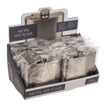 OOTB Metall-Flachmann für ca. 140 ml ca. 10 x 95 cm