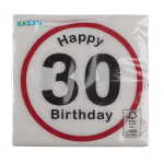 OOTB Papier-Servietten Happy Birthday - 30