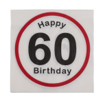 OOTB Papier-Servietten Happy Birthday - 60