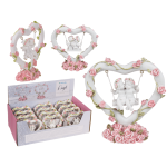 OOTB Engelpaar auf Schaukel im Herz mit rosafarbenen