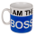 OOTB Becher I am the Boss ca. 13 x 11 cm
