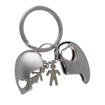 OOTB Metall-Schlüsselanhänger Herz ca. 8 cm