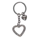 OOTB Metall-Schlüsselanhänger Herz ca. 8 cm