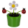 OOTB Bewegliche Blumen & Insekten mit Solarzelle