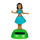 OOTB Bewegliche Figur Hula Girl mit Solarzelle