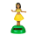 OOTB Bewegliche Figur Hula Girl mit Solarzelle