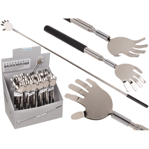 OOTB Ausziehbarer Metall-Rückenkratzer Hand
