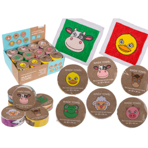OOTB Magisches Baumwoll-Handtuch Farmtiere