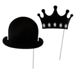 OOTB Party-Foto-Verkleidung auf Stick (Schnurrbart