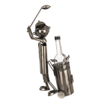 OOTB Metall-Flaschenhalter Golfspieler ca. 42 x 26 cm
