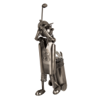 OOTB Metall-Flaschenhalter Golfspieler ca. 42 x 26 cm