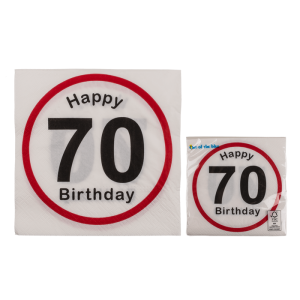OOTB Papier-Servietten Happy Birthday - 70