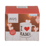 OOTB Becher I love Mama ca. 10 x 8 cm