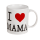 OOTB Becher I love Mama ca. 10 x 8 cm