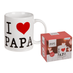 OOTB Becher I love Papa ca. 10 x 8 cm