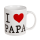 OOTB Becher I love Papa ca. 10 x 8 cm