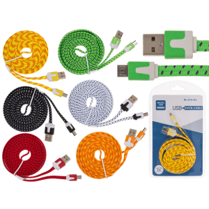 OOTB USB & Micro-USB-Ladekabel mit Textilummantelung