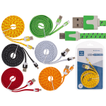 OOTB USB & Micro-USB-Ladekabel mit Textilummantelung