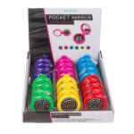 OOTB Taschenspiegel mit Bürste Colours ca. 7 cm