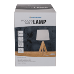 OOTB Holz-Tischleuchte I H: ca. 40 cm