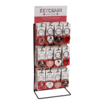 OOTB Metall-Schlüsselanhänger Herz mit I love you