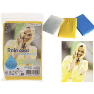 OOTB Regenponcho mit Kapuze Einheitsgröße