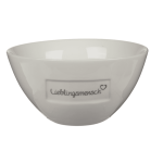 OOTB New Bone China-Müslischale Lieblingsmensch