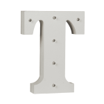 OOTB Beleuchteter Holz-Buchstabe T mit 6 LED