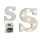 OOTB Beleuchteter Holz-Buchstabe S mit 7 LED