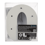 OOTB Beleuchteter Holz-Buchstabe O mit 6 LED