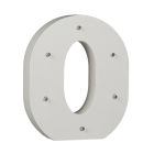 OOTB Beleuchteter Holz-Buchstabe O mit 6 LED