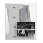 OOTB Beleuchteter Holz-Buchstabe L mit 6 LED