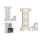 OOTB Beleuchteter Holz-Buchstabe L mit 6 LED