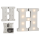 OOTB Beleuchteter Holz-Buchstabe H mit 9 LED