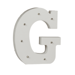 OOTB Beleuchteter Holz-Buchstabe G mit 7 LED