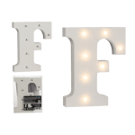 OOTB Beleuchteter Holz-Buchstabe F mit 7 LED