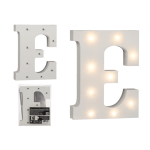 OOTB Beleuchteter Holz-Buchstabe E mit 9 LED