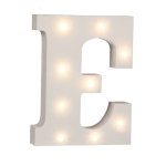 OOTB Beleuchteter Holz-Buchstabe E mit 9 LED