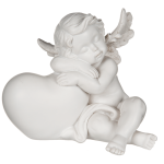 OOTB Schlafender Engel auf Herz ca. 115 x 10 cm