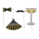 OOTB Party-Foto-Verkleidung auf Stick New Year