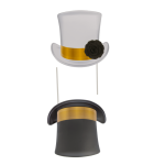 OOTB Party-Foto-Verkleidung auf Stick Glamour